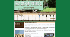 Desktop Screenshot of aactionfence.com